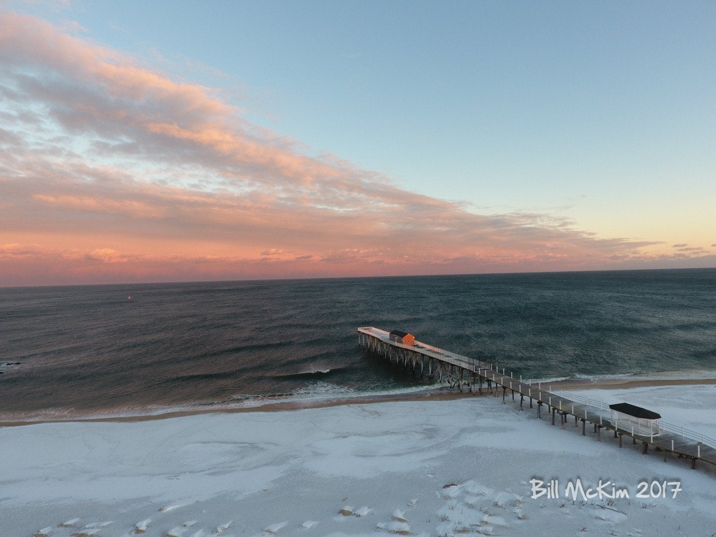 After the snowstorm Jersey shore sky photos