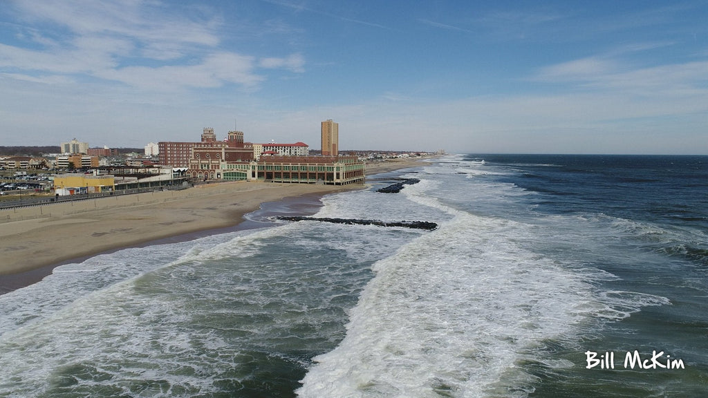 Asbury Park storms waves after Nor'Easter March 2018