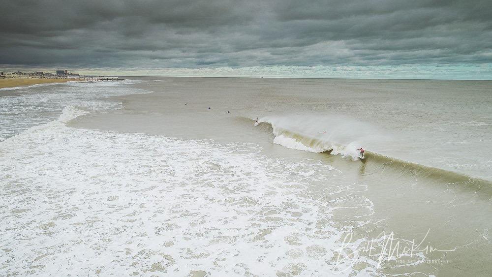 Christmas surfing weekend waves New Jersey