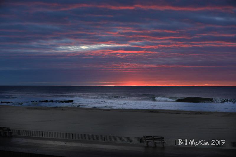 Friday morning sunrise Jersey Shore