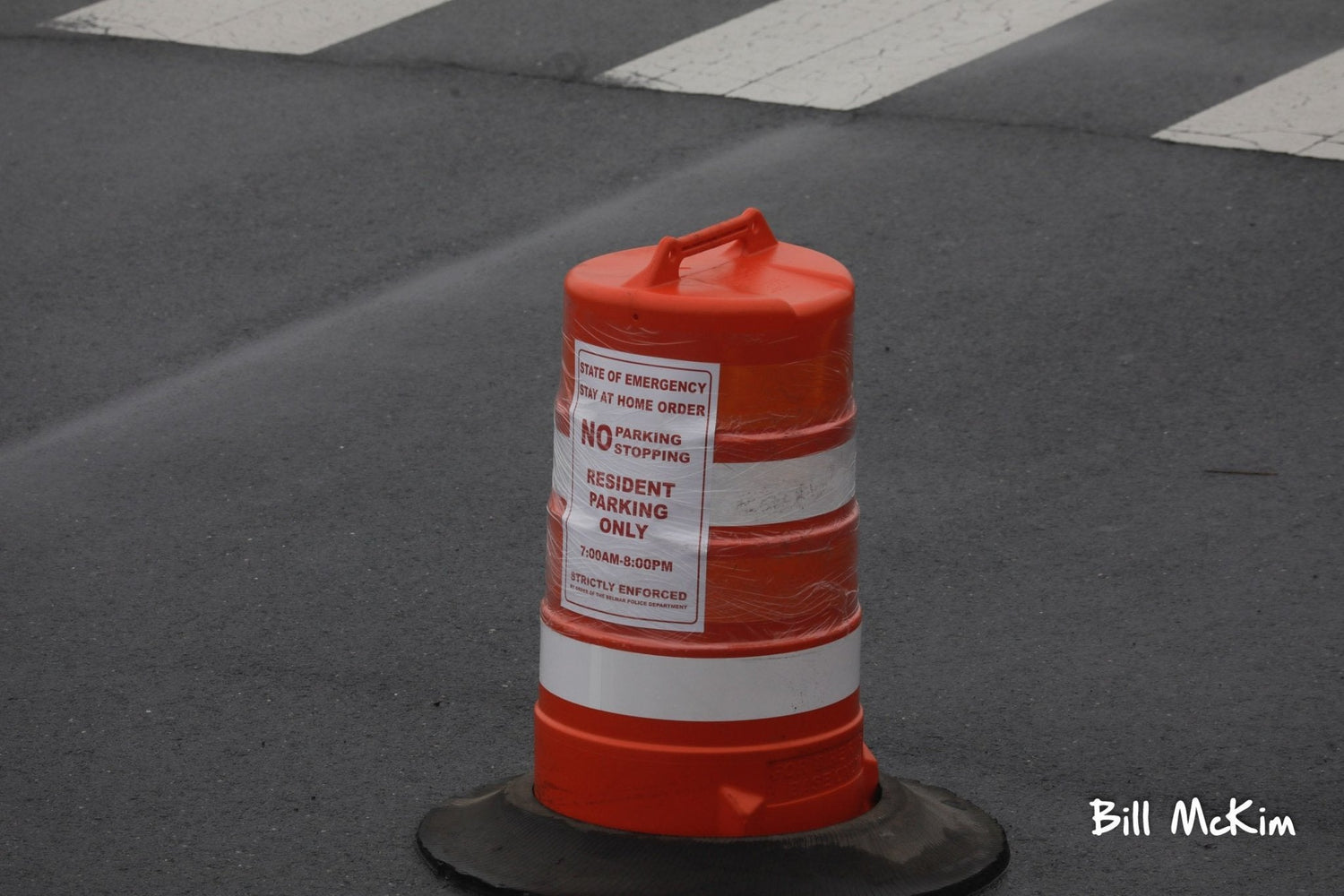 No parking ocean ave DAYTIME state of emergency cones going up in Belmar
