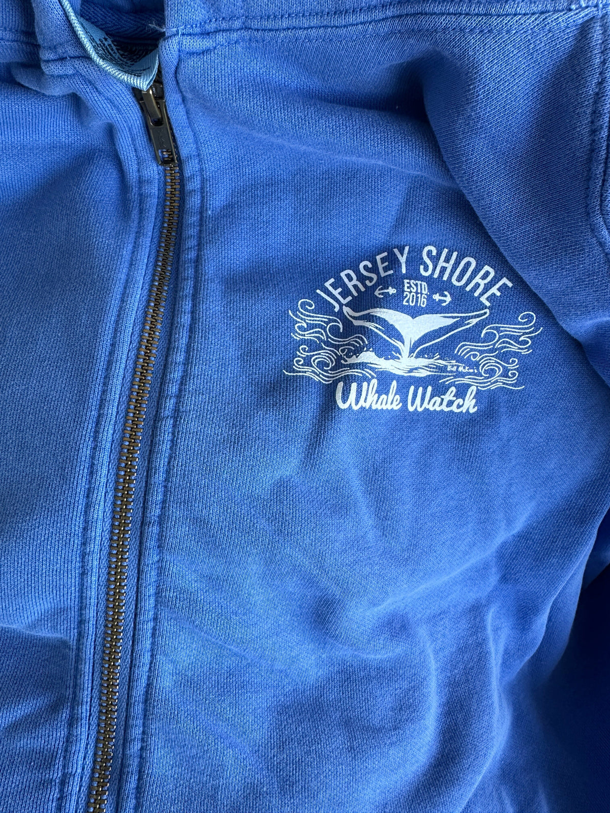Adult Hooded Sweatshirt 2023 Bill McKim Photography -Jersey Shore whale watch tours 