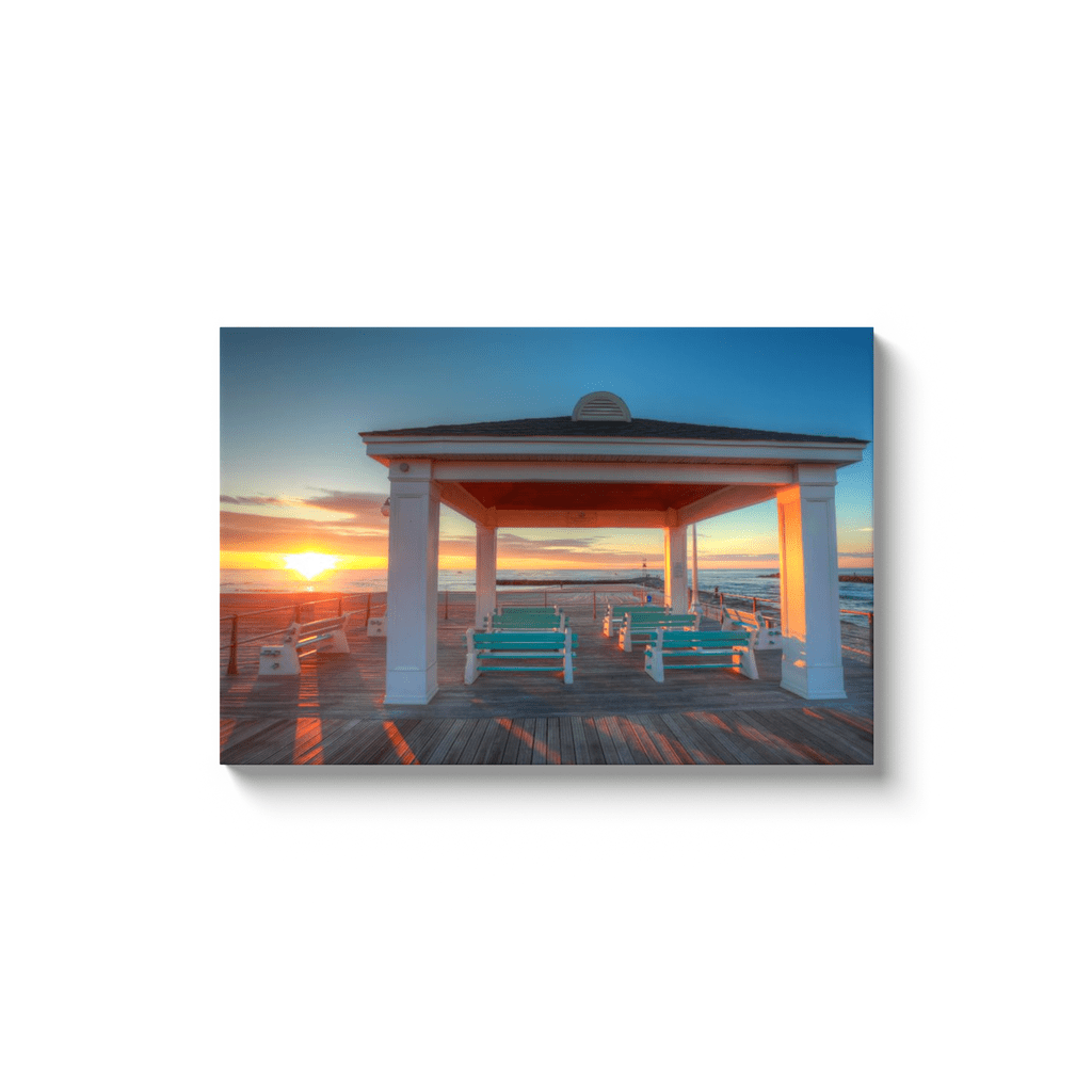 Avon by the Sea artwork jersey shore Bill McKim Photography -Jersey Shore whale watch tours Image Wrap 1.25 inch 20x30 inch