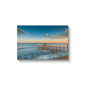 Belmar Fishing Pier 2017 Canvas Gallery Wrap Bill McKim Photography -Jersey Shore whale watch tours 