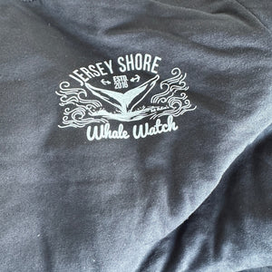 Est. 2016 Design Jersey Shore Whale Watch Sweatshirt printed both sides Bill McKim Photography 