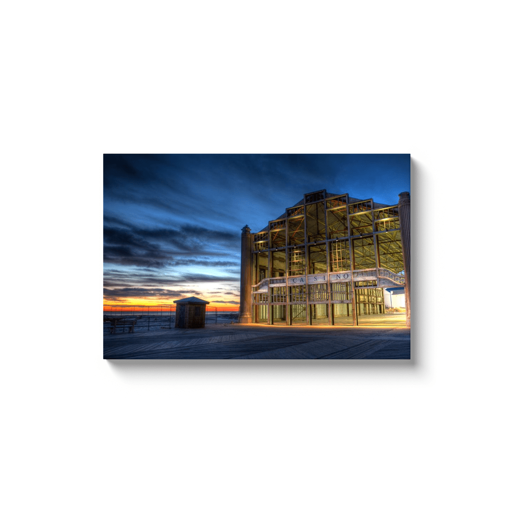 Jackpot Nights: Casino Photography by Bill McKim Bill McKim Photography -Jersey Shore whale watch tours Image Wrap 1.25 inch 20x30 inch