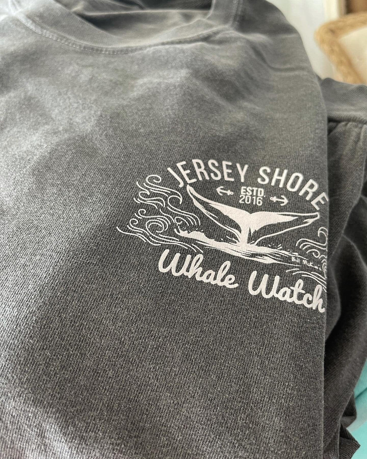 Jersey Shore Whale Watch Tshirt Pepper Color Bill McKim Photography 