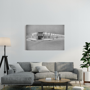 Stone Pony Asbury Park Snow Covered Artwork print Bill McKim Photography -Jersey Shore whale watch tours 