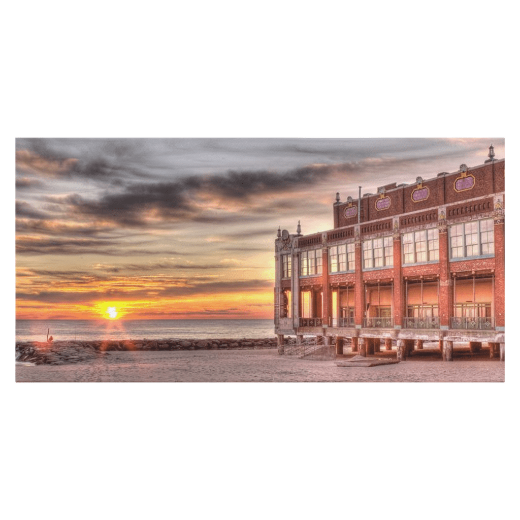 Tonemapped Sunrise Canvas by Bill McKim Photography Bill McKim Photography -Jersey Shore whale watch tours 