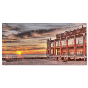 Tonemapped Sunrise Canvas by Bill McKim Photography Bill McKim Photography -Jersey Shore whale watch tours Image Wrap 1.25 inch 30x60 inch