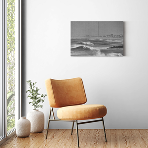 Triple Waves Spring Lake Manasquan Belmar Bill McKim Photography -Jersey Shore whale watch tours Image Wrap 1.25 inch 20x30 inch