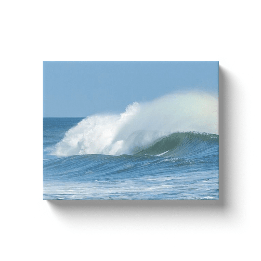 West Winds Surf Bill McKim Photography -Jersey Shore whale watch tours Image Wrap 1.25 inch 11x14 inch