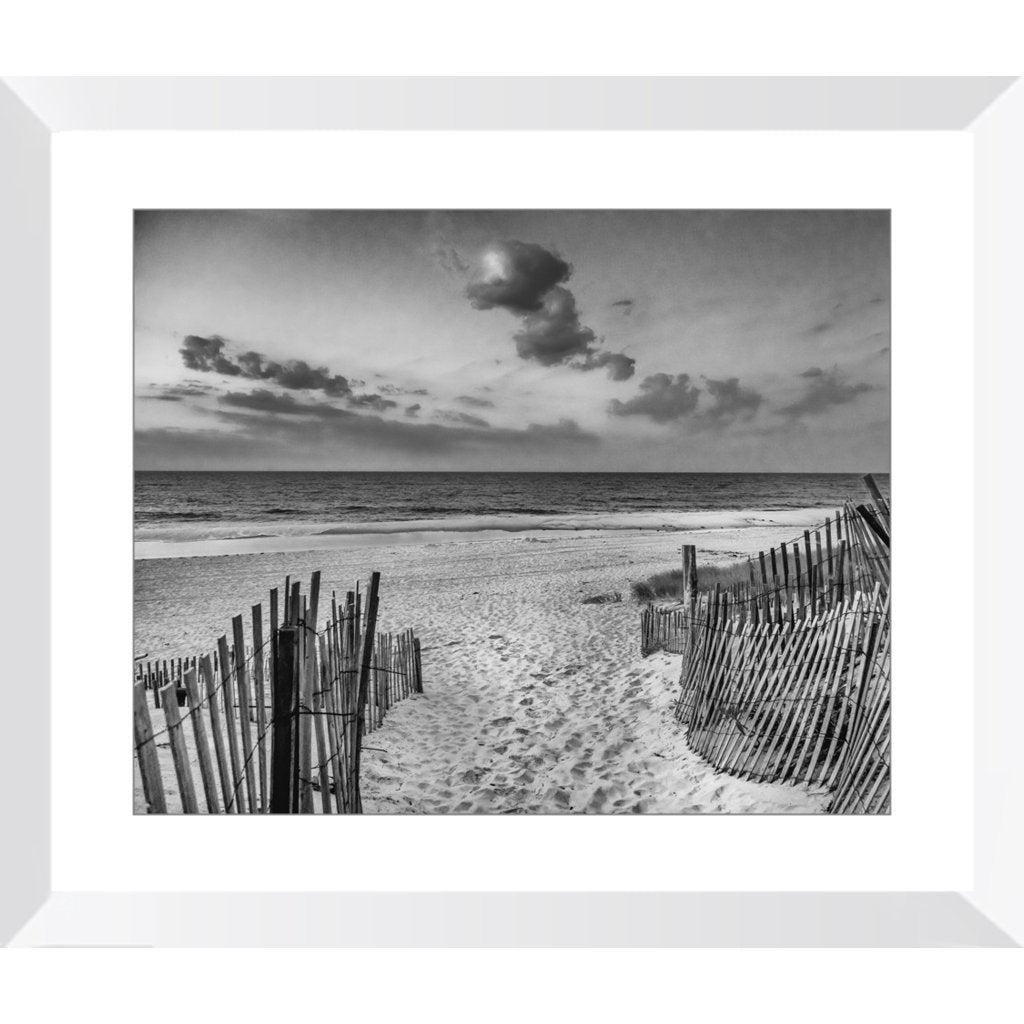 Beach Entrance Framed Prints Bill McKim Photography White 16x20 inch 