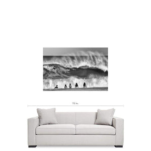 Beach Kids Big Wave Belmar Premium Canvas Gallery Wrap CG Pro Prints 32"x48"x1.25" Premium Canvas Gallery Wrap 