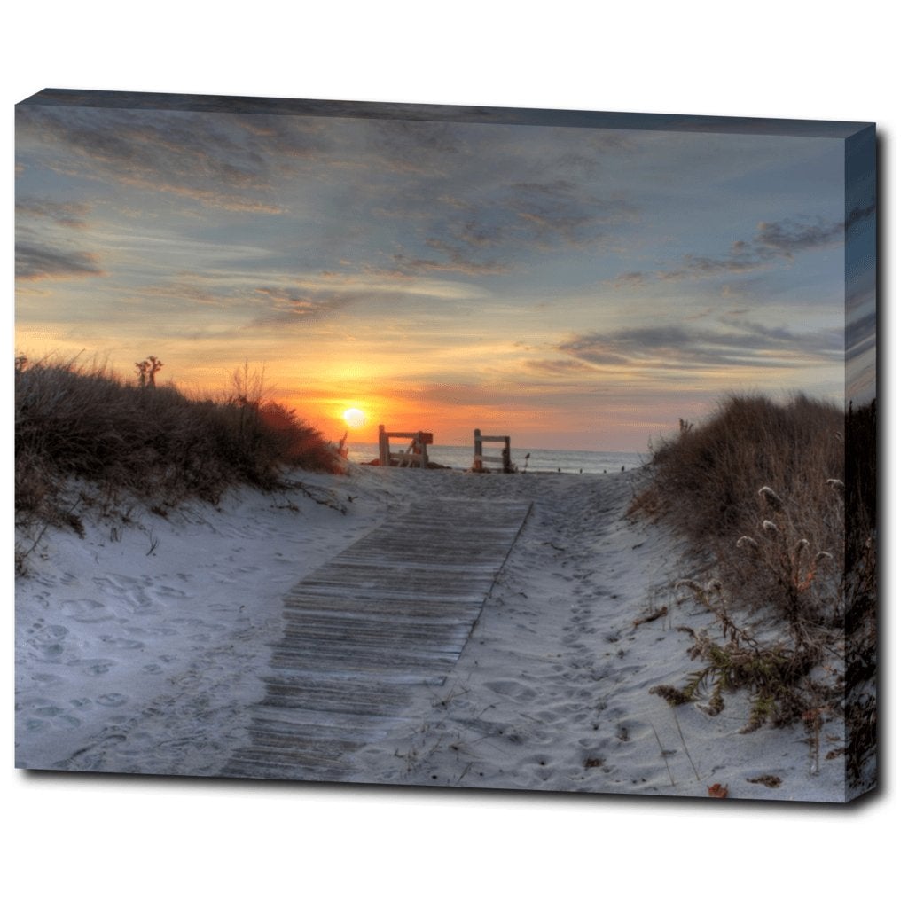 Beach Path Gallery Wrap Premium Canvas Gallery Wrap CG Pro Prints 