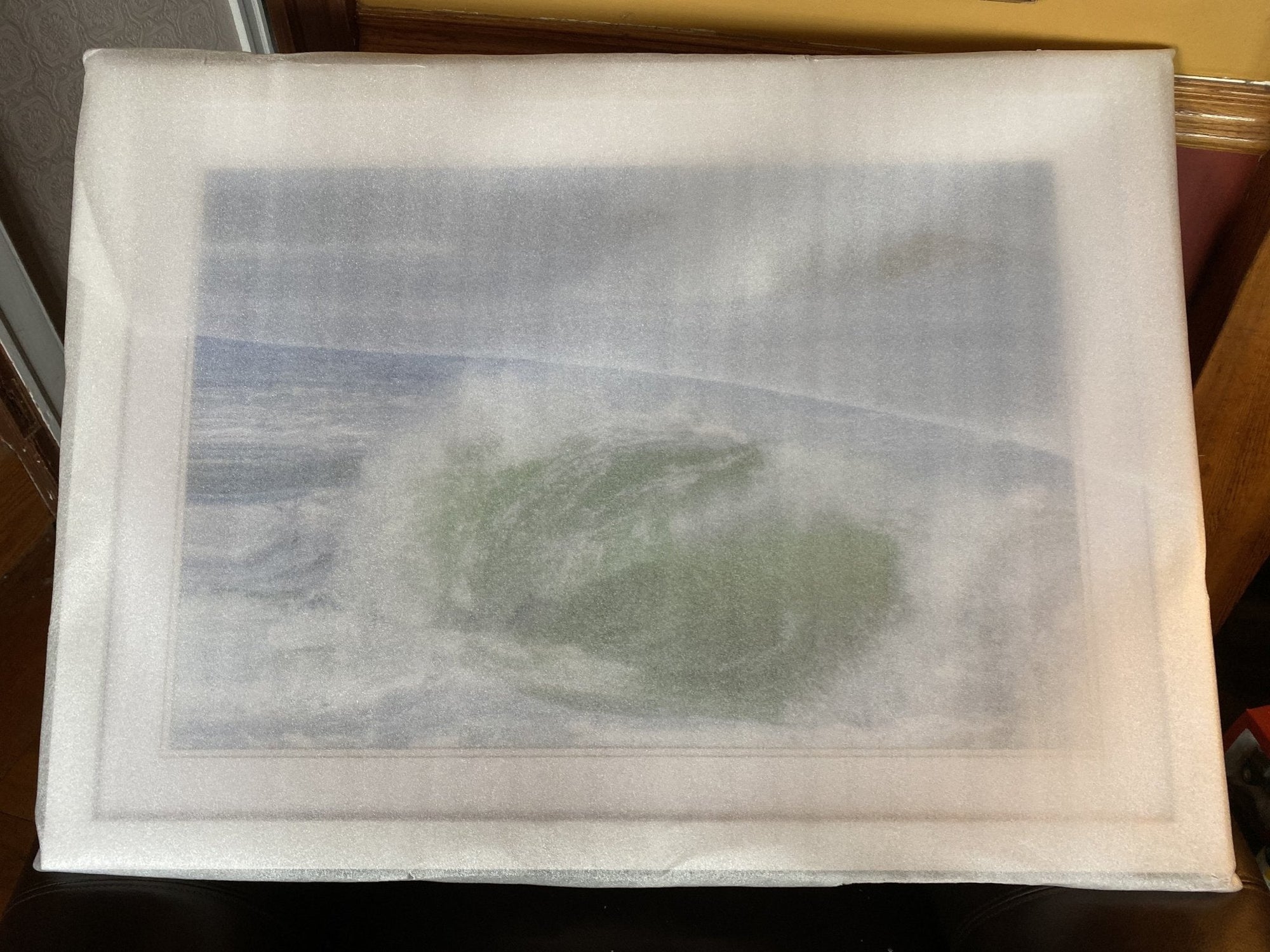 Belmar Emerald Wave Framed 20 x 30 print White frame Framed Fine Art Bill McKim Photography 