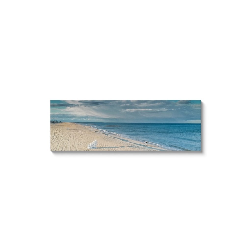Canvas Wraps Belmar Beach Day Bill McKim Photography Image Wrap 20x60 inch 