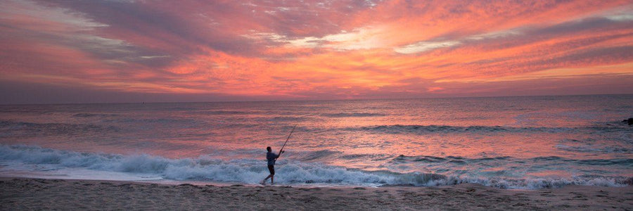 Casting at sunrise Prints McKim Photography 16 x 48 