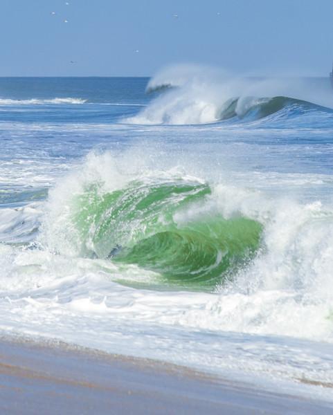 Emerald Surf Jersey Shore Artwork canvas print Prints Bill McKim Photography 