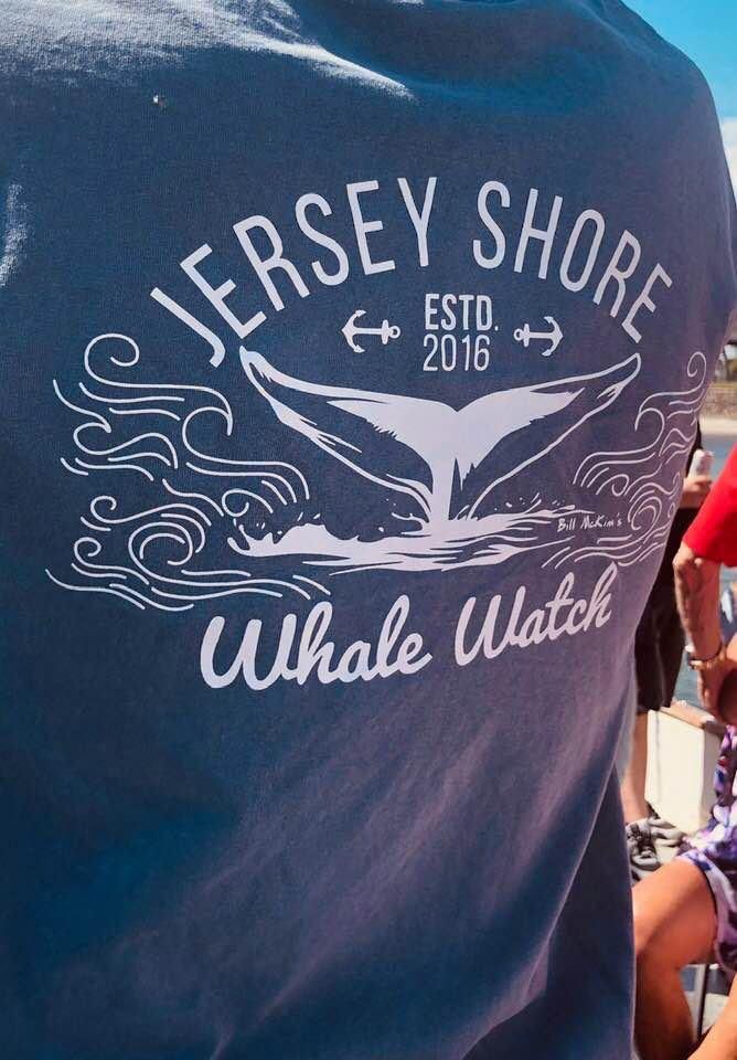 Est. 2016 Design Jersey Shore Whale Watch Heavyweight Sweatshirt printed both sides Bill McKim Photography Medium Hooded Orange 