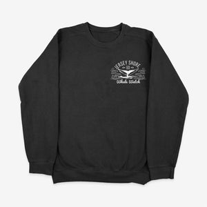 Est. 2016 Design Jersey Shore Whale Watch Heavyweight Sweatshirt printed both sides Bill McKim Photography 