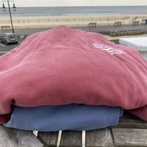 Est. 2016 Design Jersey Shore Whale Watch Heavyweight Sweatshirt printed both sides Bill McKim Photography 