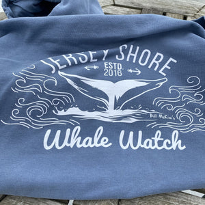 Est. 2016 Design Jersey Shore Whale Watch Heavyweight Sweatshirt printed both sides Bill McKim Photography XXXL Bluejean 