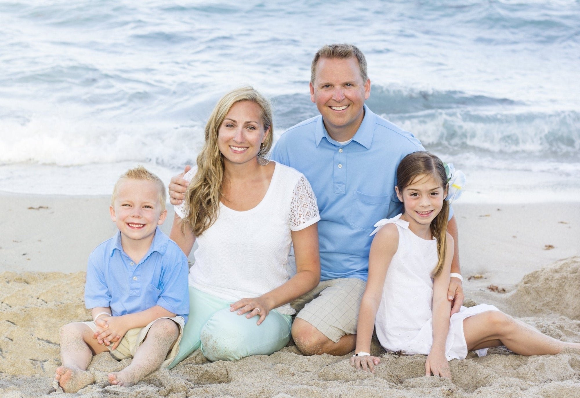 Family Portraits at the beach Monmouth County Bill McKim Photography 