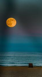 Full Moon over the ocean Prints McKim Photography 