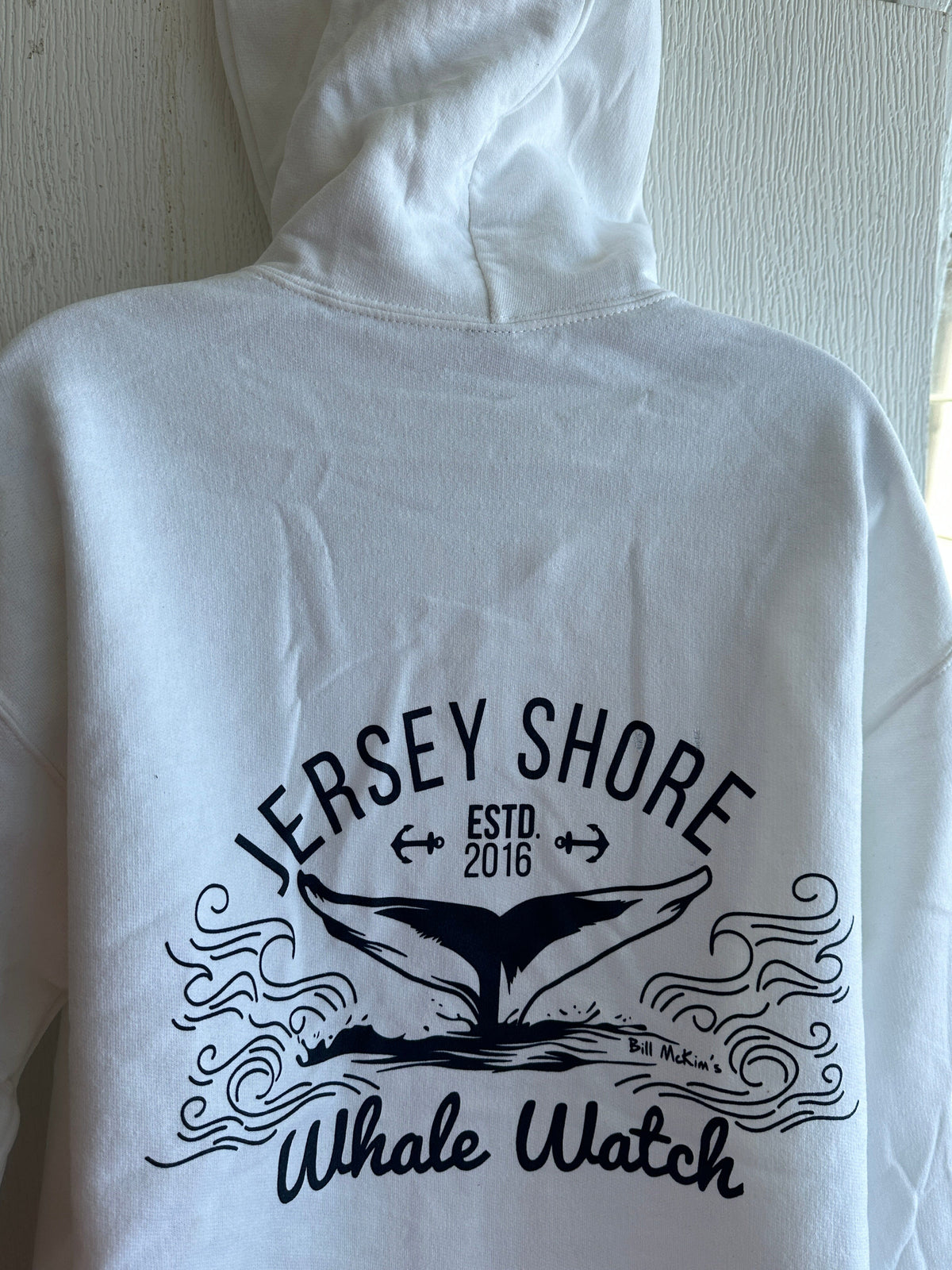 Jersey Girl Hooded Sweatshirt 2023 JSWW Bill McKim Photography -Jersey Shore whale watch tours 
