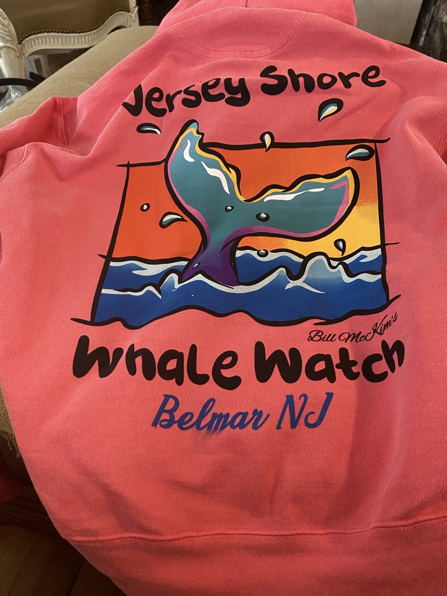 Jersey Shore Whale Watch Heavyweight Sweatshirt Bill McKim Photography 