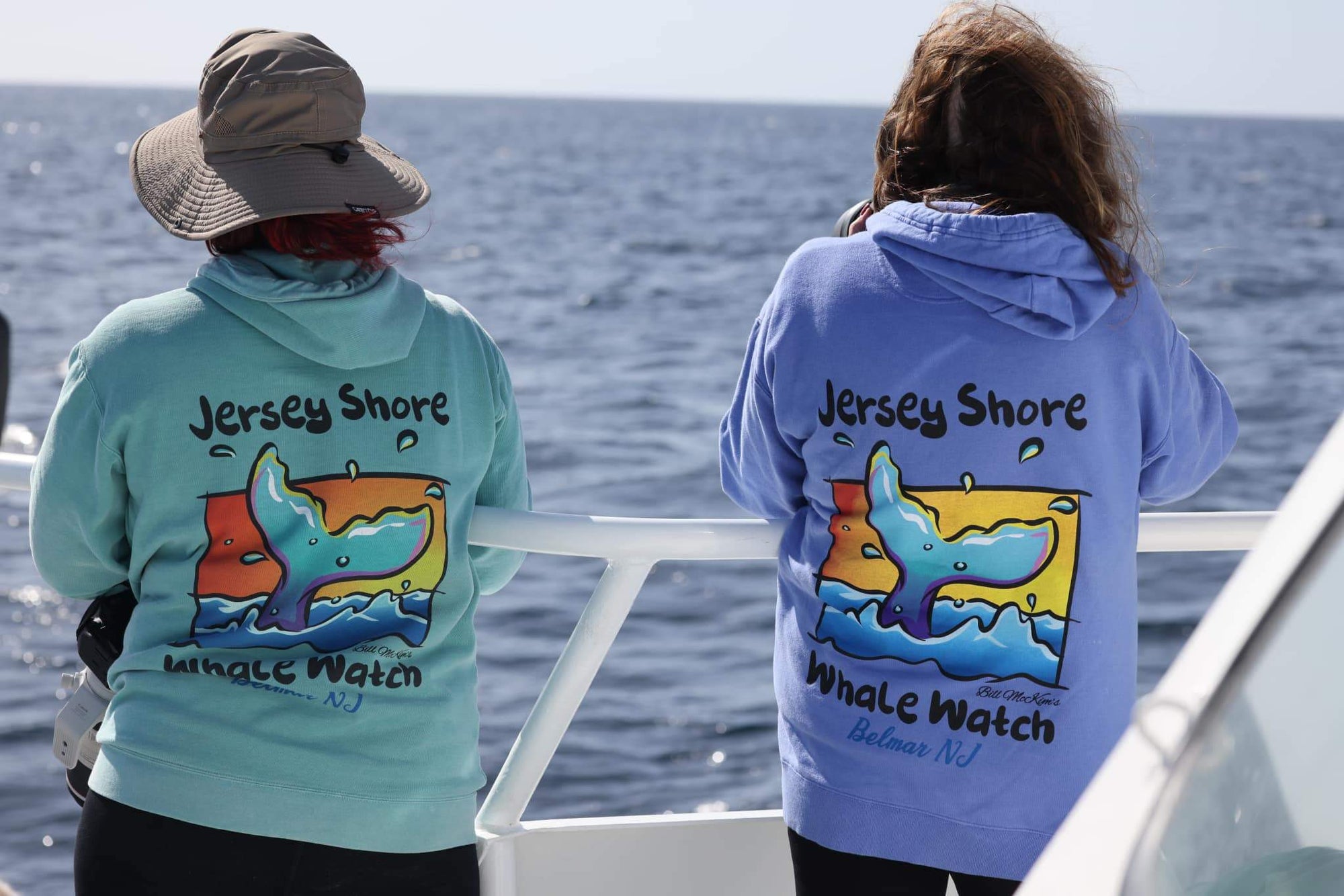 Jersey Shore Whale Watch Heavyweight Sweatshirt Bill McKim Photography Adult Medium Deep Forte Blue 