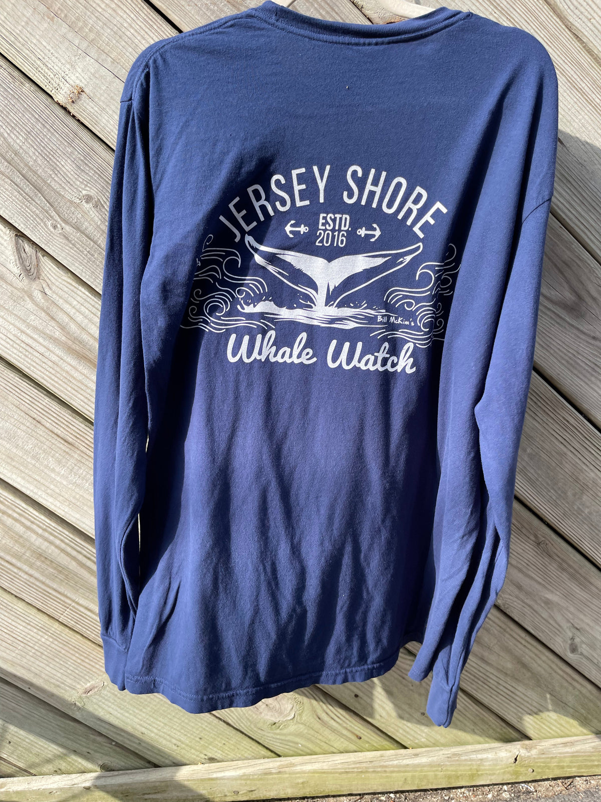 Jersey Shore Whale Watch Tshirt Amazing Quality Preshrunk Bill McKim Photography 