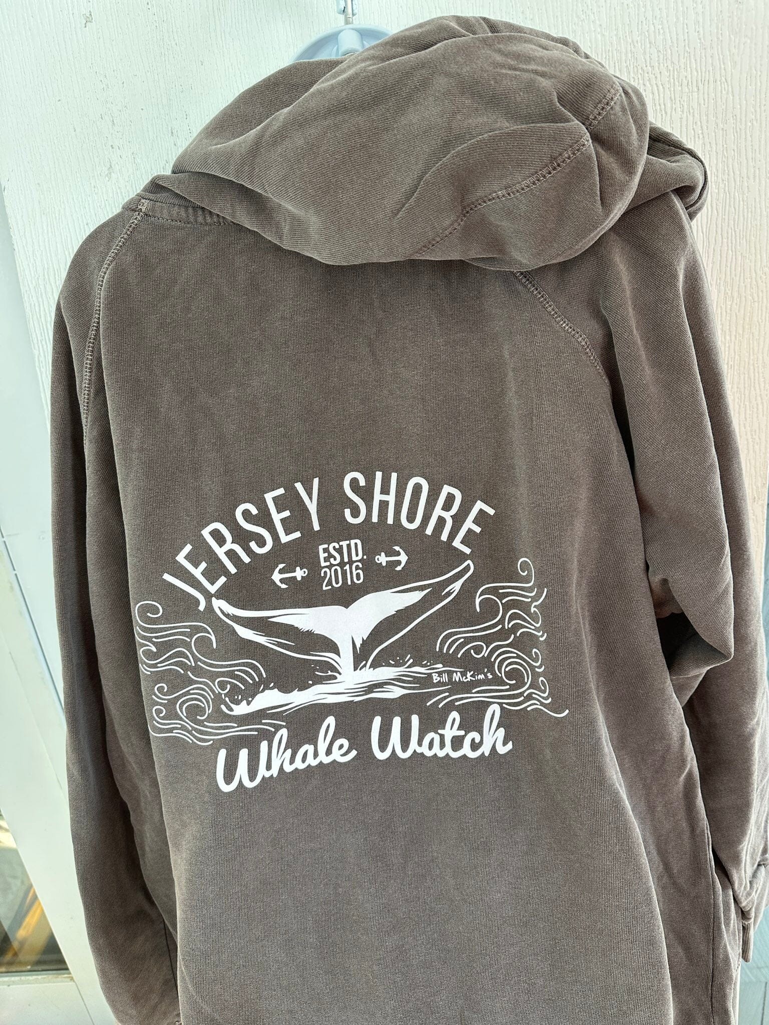 Mens 3XL Zipper Canyon Run Sweatshirts Jersey Shore Whale Watch Heavyweight Bill McKim Photography -Jersey Shore whale watch tours 