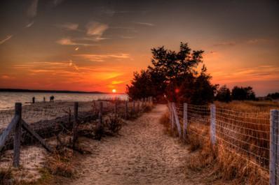 Sandy Hook Sunset Walking Path Prints McKim Photography 
