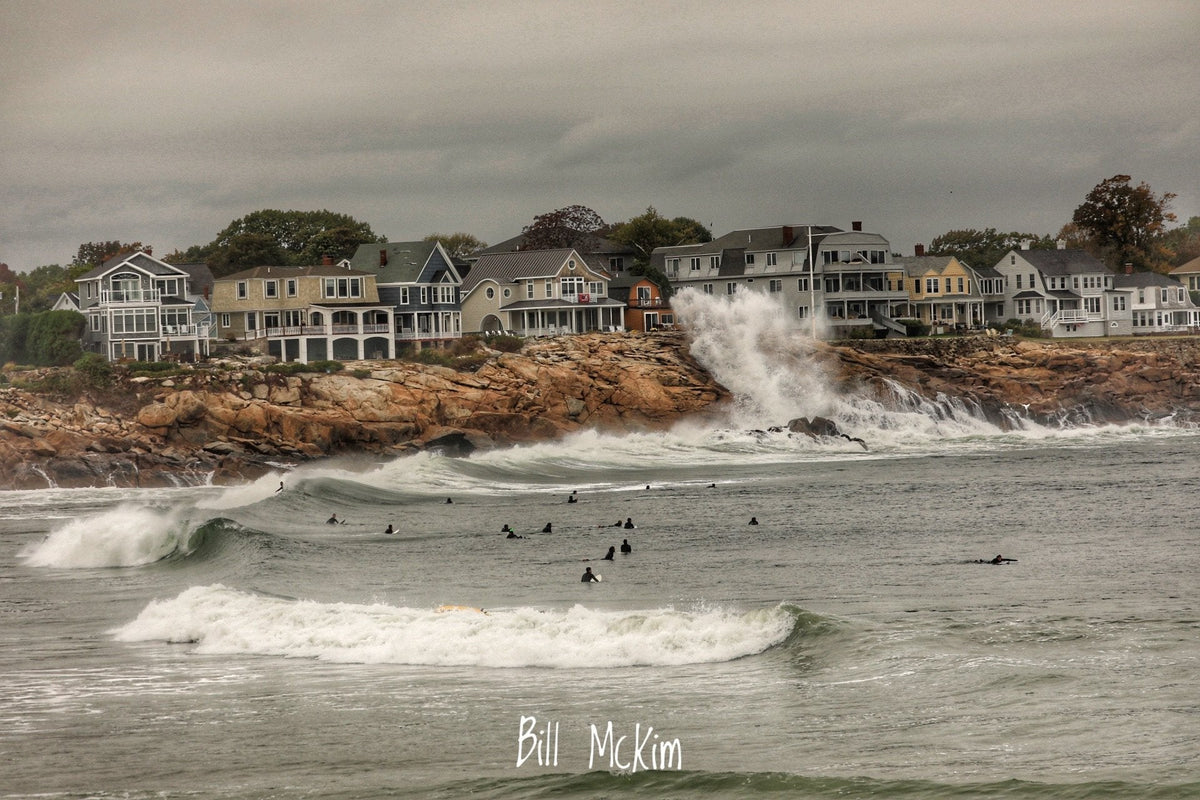 Short Sands Beach surfers metal print Bill McKim Photography 