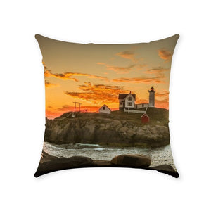 Throw Pillows Bill McKim Photography -Jersey Shore whale watch tours 