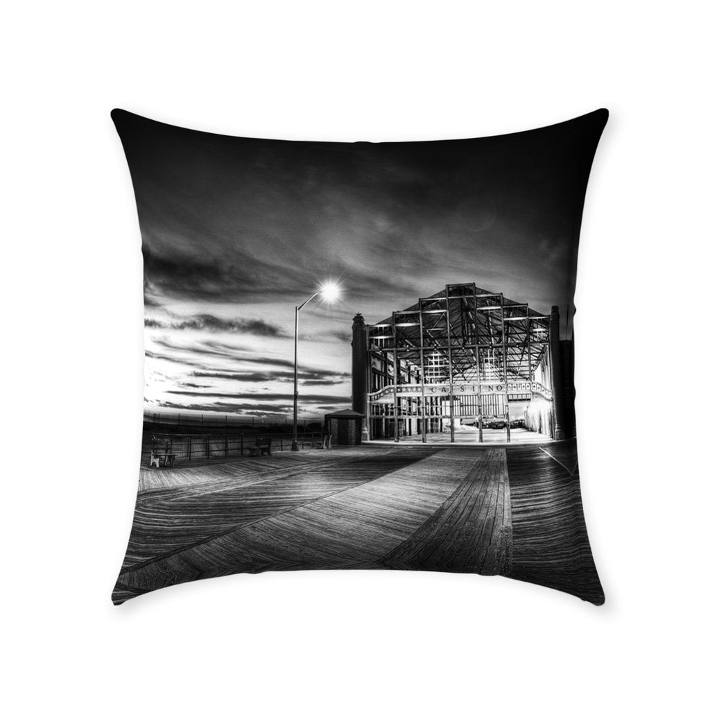 Throw Pillows Casino Asbury Park Bill McKim Photography With Zipper Cotton Twill 20x20 inch