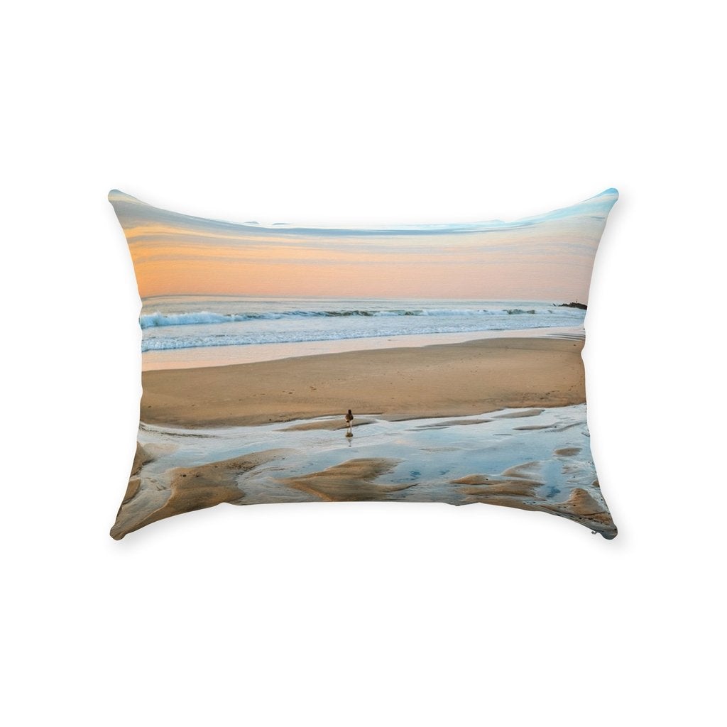 Throw Pillows Jersey Shore Morning Bill McKim Photography With Zipper Cotton Twill 14x20 inch