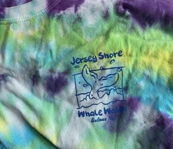 Unique Tie Dye Jersey Shore Whale Watch T-shirt 2021 Bill McKim Photography 